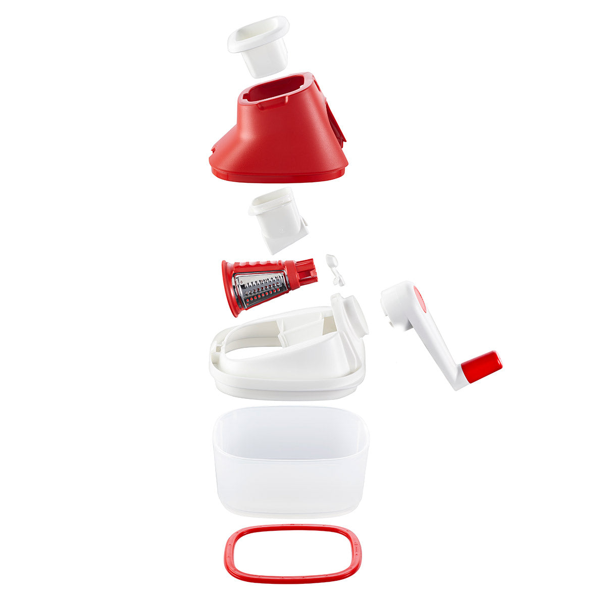 Tupperware® Grate ‘N Store | Rallador de doble cara con recipiente | 1.75 tazas / 430 mL
