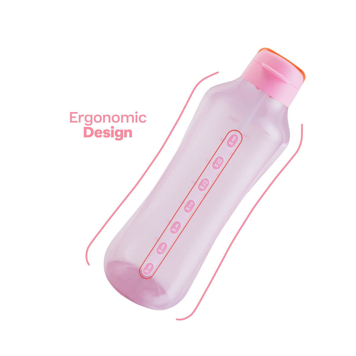 Tupperware® AquaVibe® Water Bottle | 67 oz./2 L (Pink)