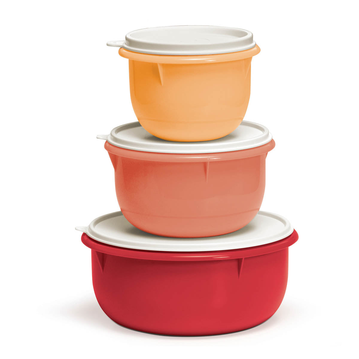 Tupperware® 3-pc Multipurpose Mixing Bowl Set for Food Prep and Storag