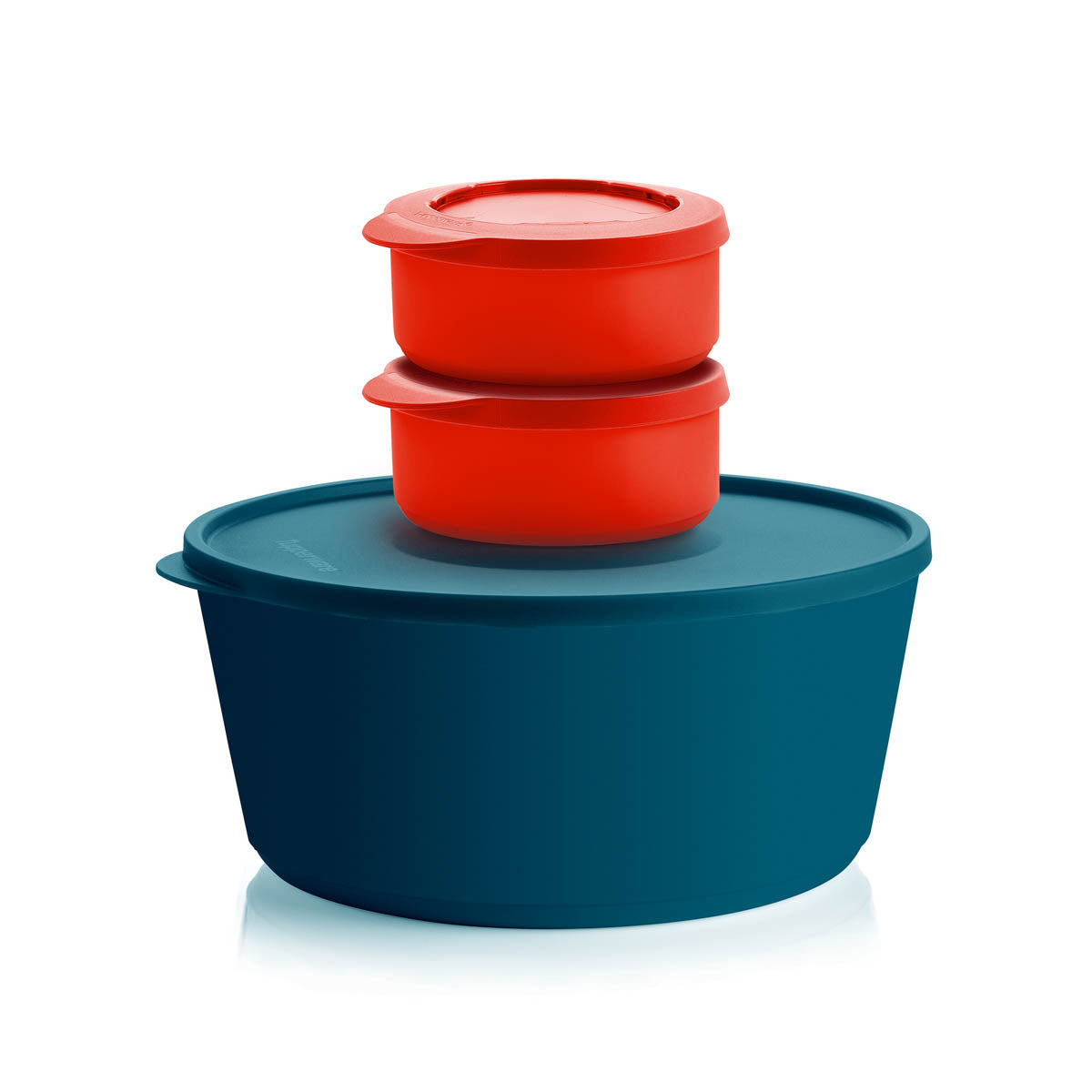 Tupperware® Ilumina Salad Stackable Bowl Set | Serving Set of 3 with Lids