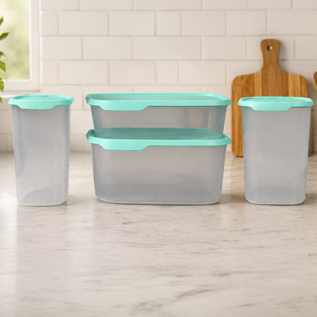 One Touch Fresh® Starter Set | Recipientes para Preparación de Comidas y Almacenamiento de Alimentos