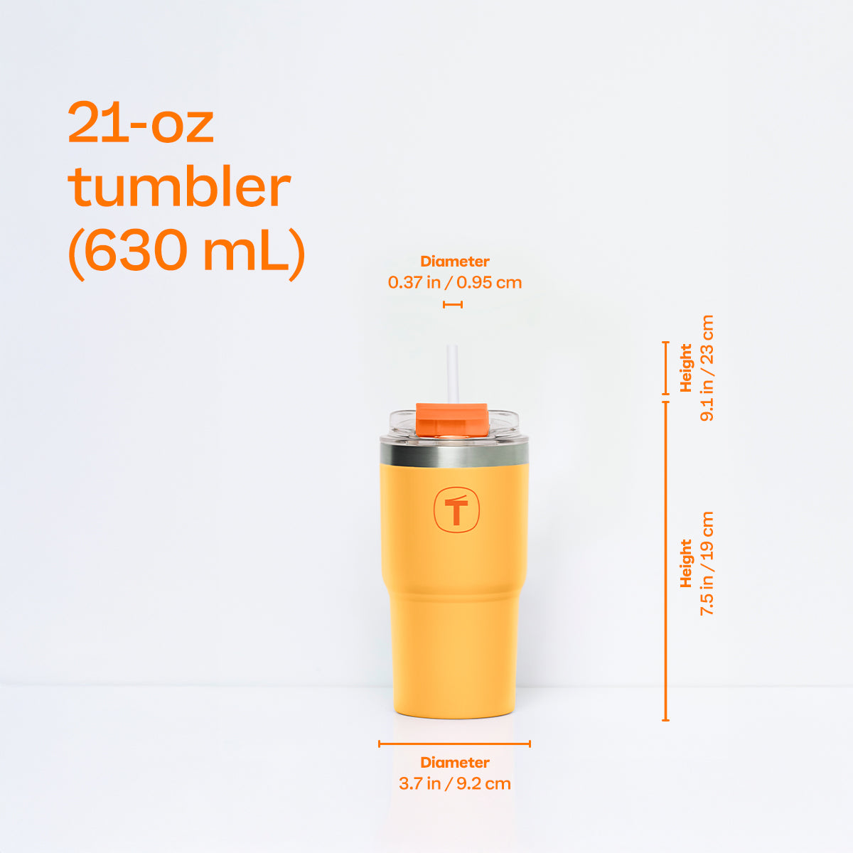 Jeu de Gobelets big T de l’aube au crépuscule de Tupperware® | de 630 mL/21 oz et 37 oz / 1,1 L liq.