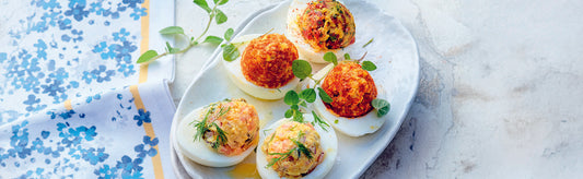 Deviled Eggs Three-Ways