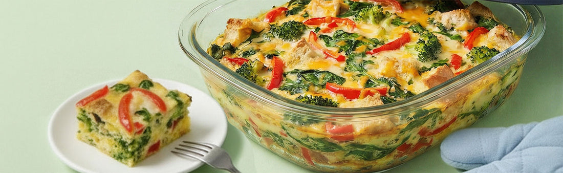 “Clean Out-the-Fridge” Veggie Strata