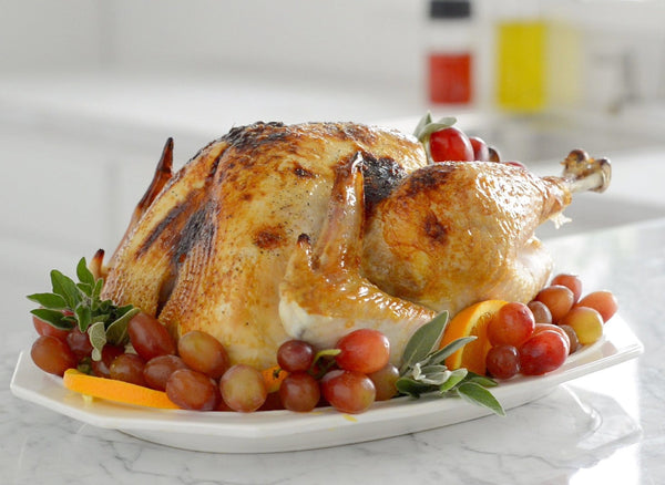 Holiday Roasted Turkey With Orange Sage Butter
