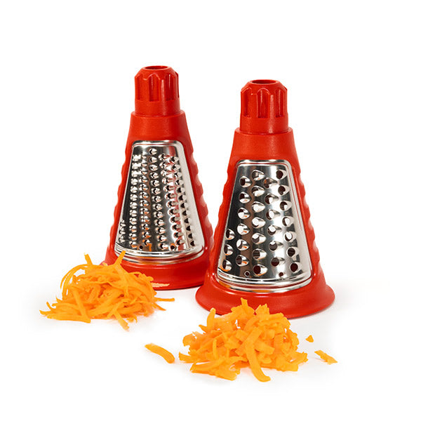 Tupperware® Grate Master Shredder & Base | Free Trio Cones | 4-Piece Set