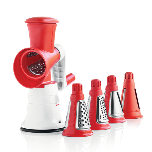 Tupperware® Grate Master Shredder & Base | Free Trio Cones | 4-Piece Set