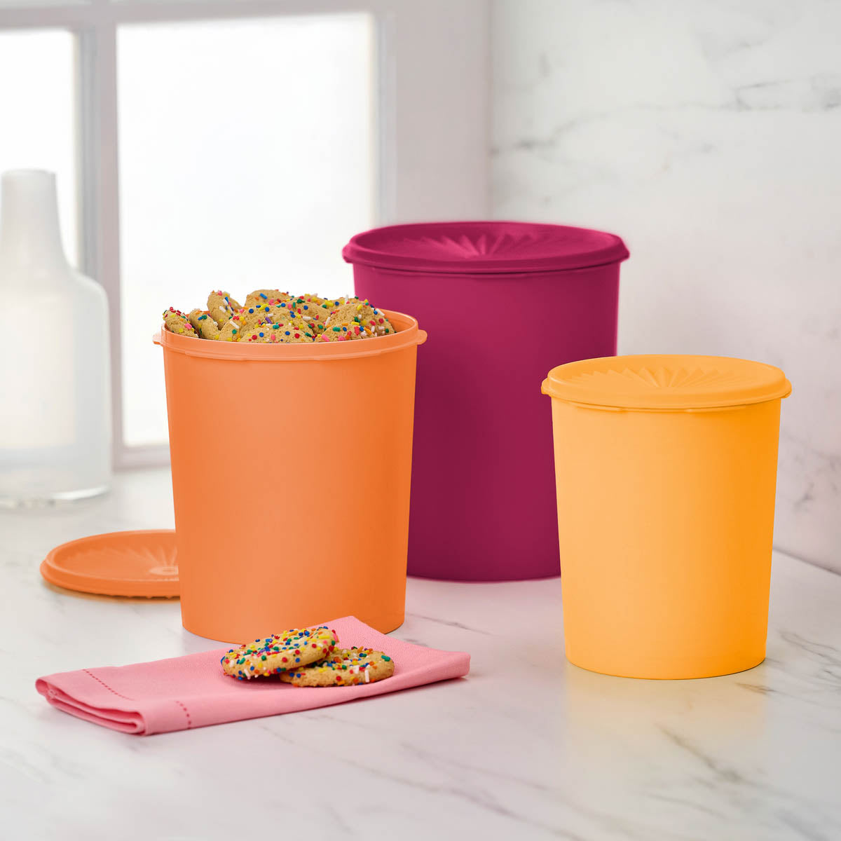 TAPPERWARE サーモンピンク Servalier® | 32-Piece Set – Tupperware Brand
