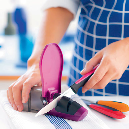 Tupperware® Universal Knife Sharpener for Straight & Serrated Knives