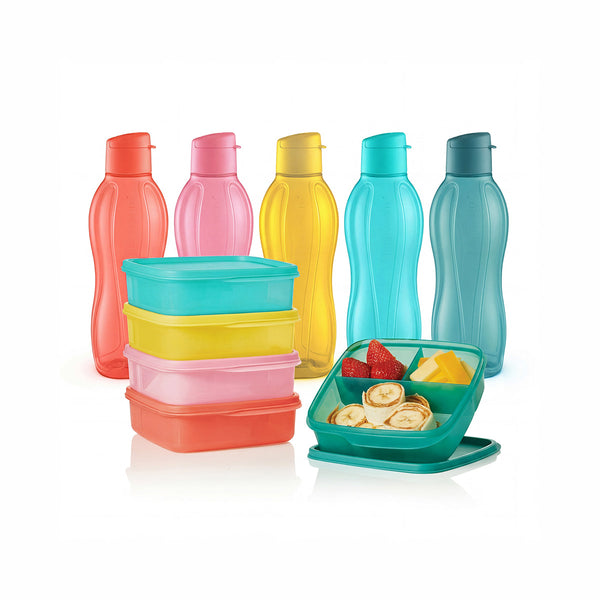 Tupperwareエコボトル500ml5個セット 5-Day Prep & Go Eco+ Set – Tupperware Brand