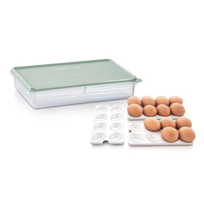 Tupperware® Snack-Stor® Large Storage Container with 3 Egg Tray Inserts