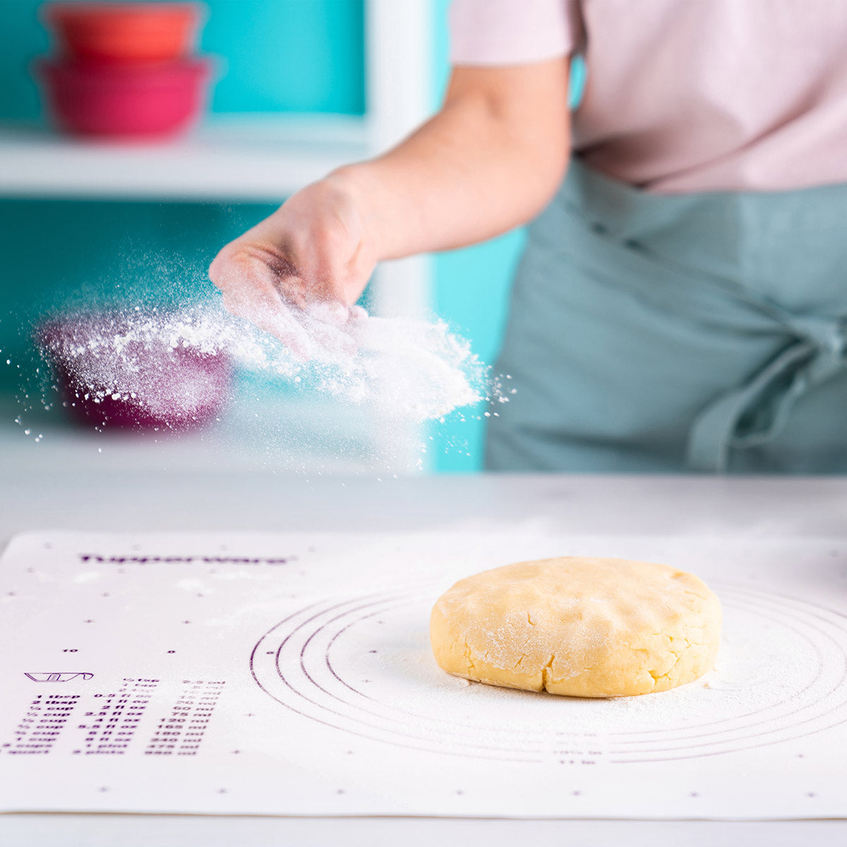 Tupperware Baking Mat Tupperware® Pastry Sheet | Non-Slip Mat With Measuring Guides ...