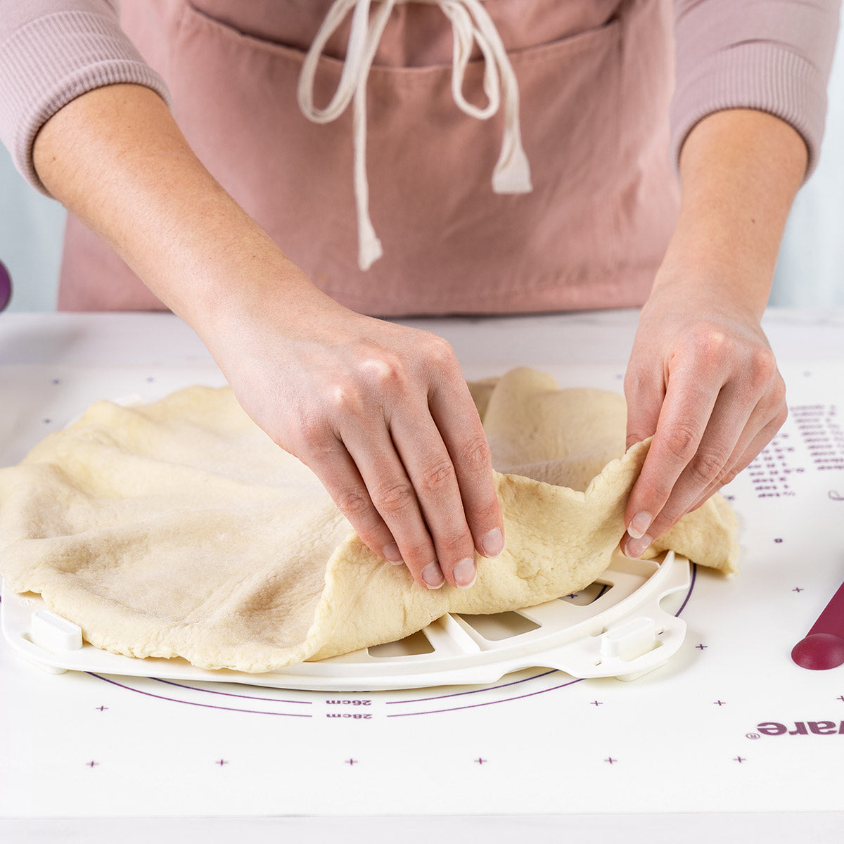 Lámina para Postres de Tupperware® | Tapete antideslizante con guías de medición