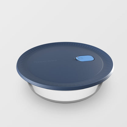 Plat de cuisson rond en verre Voila™ de Tupperware | un contenant hermétique de conservation alimentaire