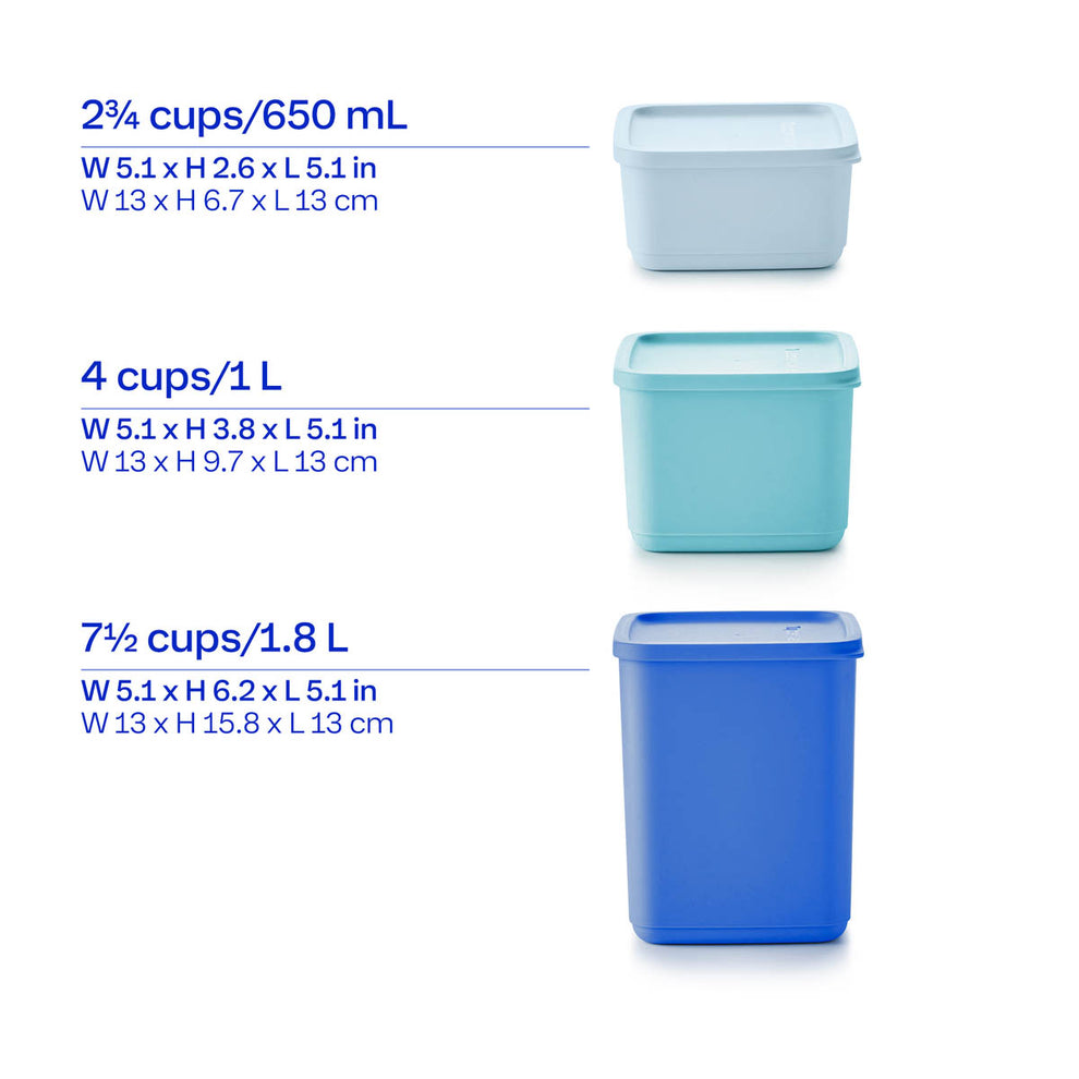 Basic Bright |14-Piece Set | Square – Tupperware Brand
