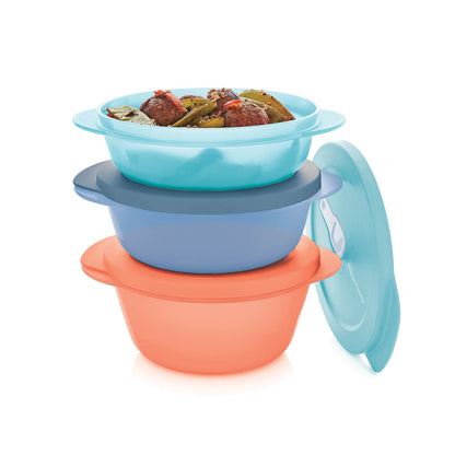 Ensemble de contenants ronds | Cristal-Ondes® PLUS