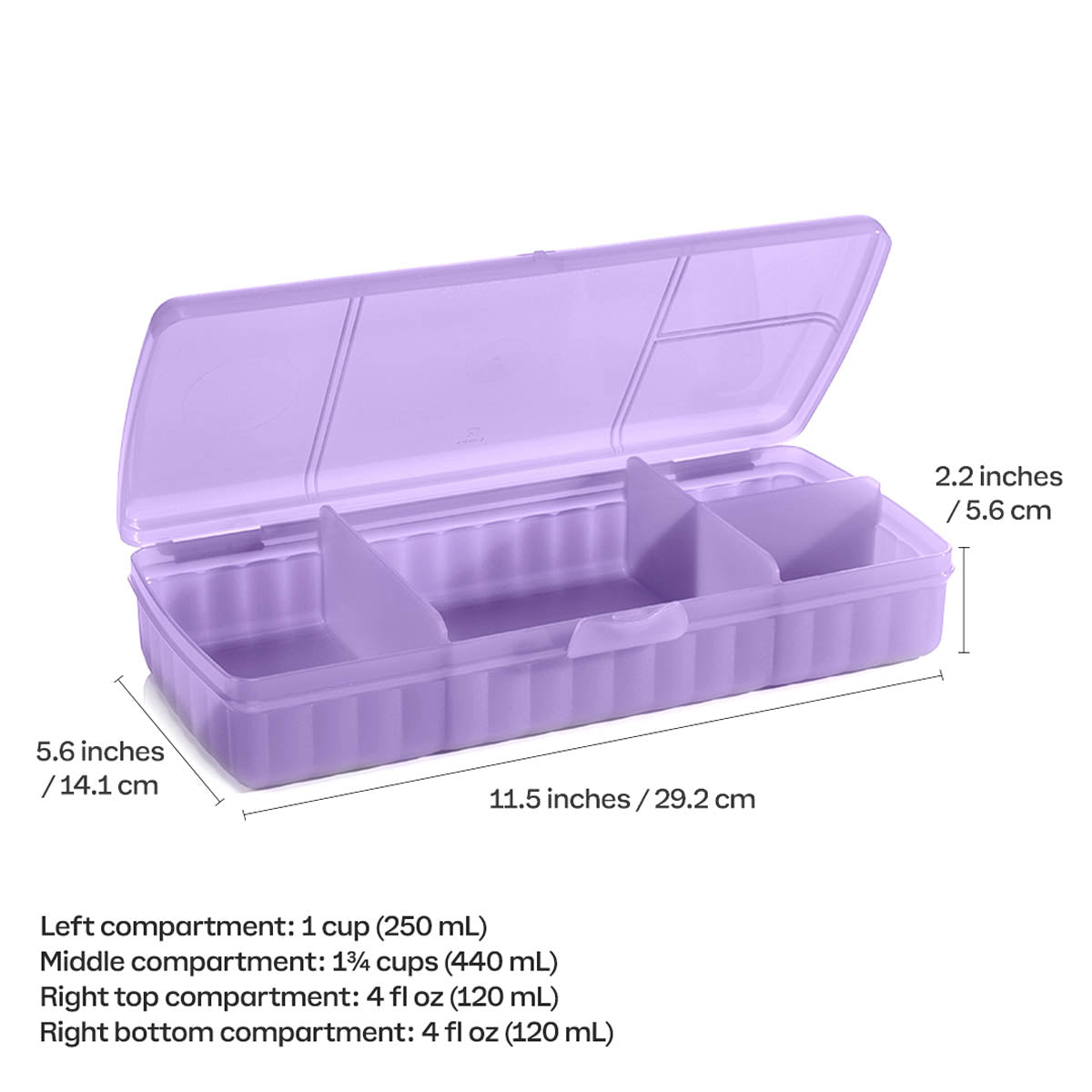 Tupperware Cosmo Lunch Set For Men – Contenitore Ermetico Per Pranzo Da Uomo