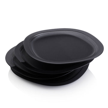 Tupperware® Microwave Reheatable Luncheon Plates | Reusable, Set of 4