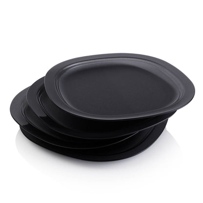 Tupperware® Microwave Reheatable Luncheon Plates | Reusable, Set of 4