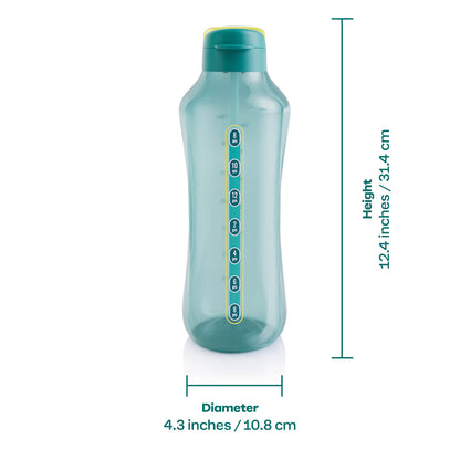 Tupperware® AquaVibe® Water Bottle | 67 oz. / 2 L (Green)