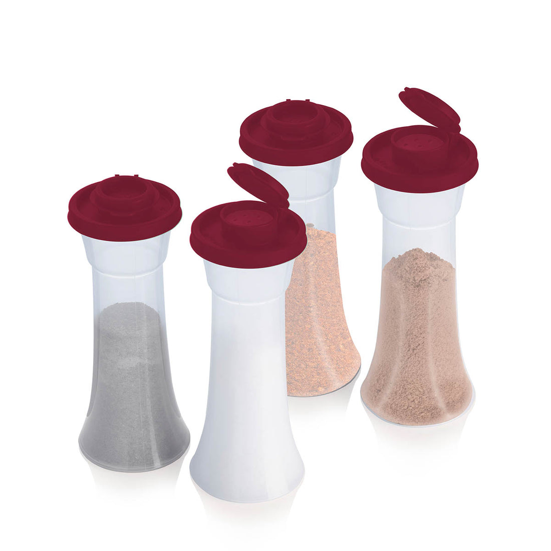 Hourglass Salt and Pepper Shakers | Large Set of 4 – Tupperware Brand