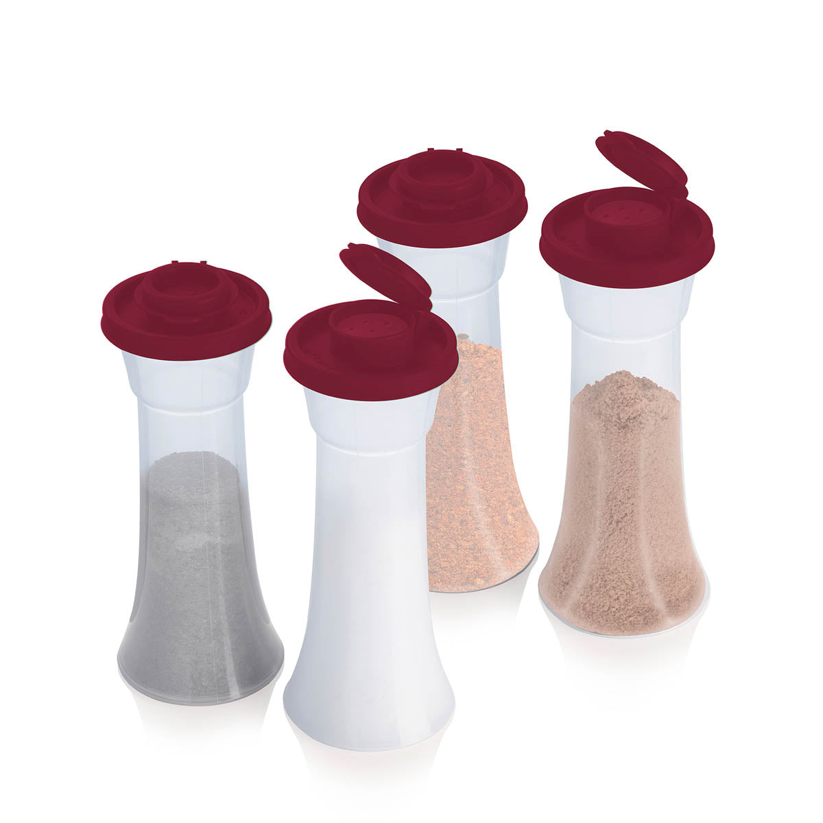Hourglass Salt and Pepper Shakers | Large Set of 4 – Tupperware Brand
