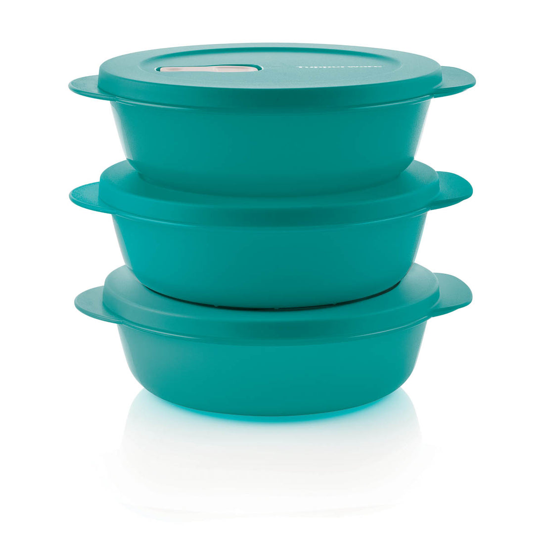 Crystalwave® Plus Round 3 1/2 cup / 850 mL Set of 3 (Mysterious Green ...