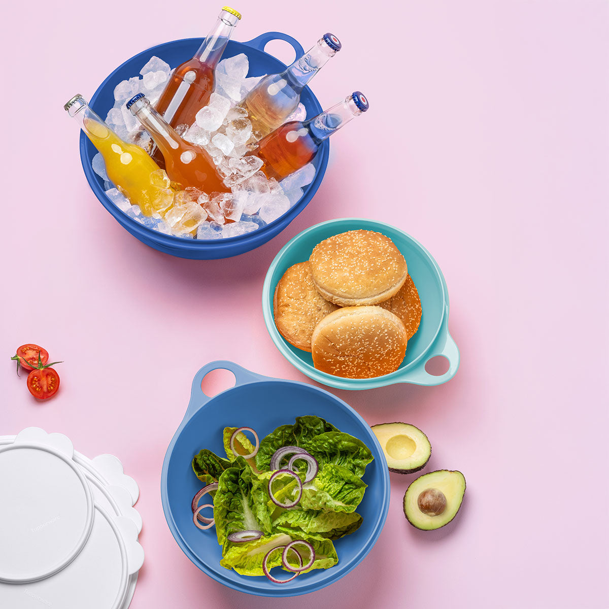 Tupperware® Thatsa® Bowls | Set of 3 | Airtight, Leakproof Mixing
