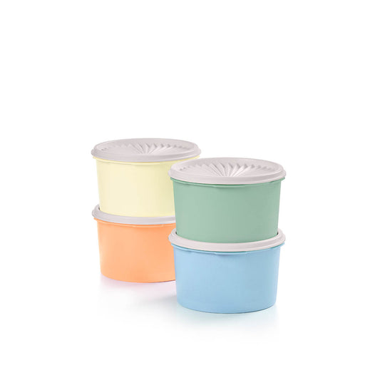 Vintage Small Decorator Canisters (Dreamy Pastels)
