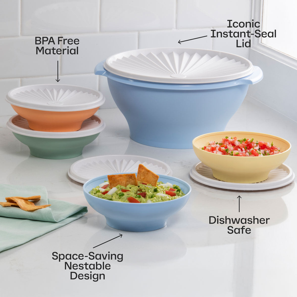 Servalier® Salad Set (Dreamy Pastels) – Tupperware Brand
