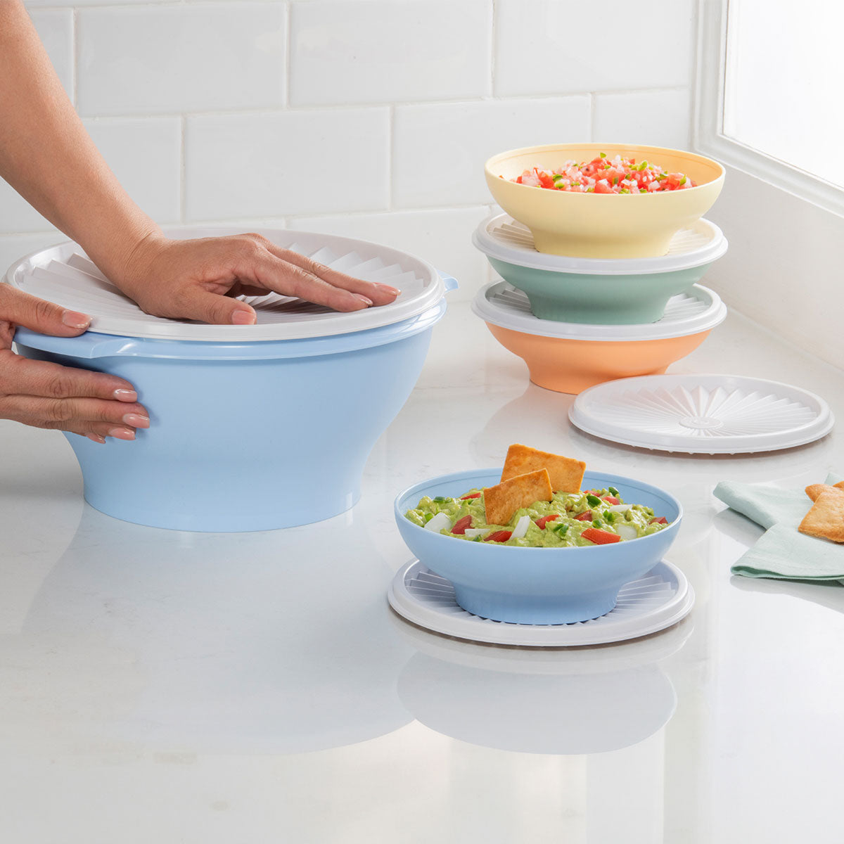 Tupperware Servalier Salad Set - Thumbnail 4