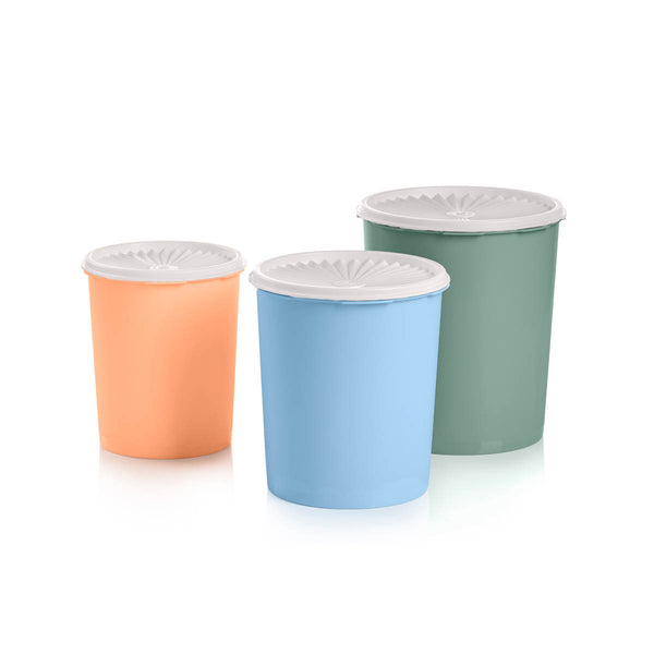 Classic Decorator Canister Set of 3 (Early Roots, Ice Cube, Juicy