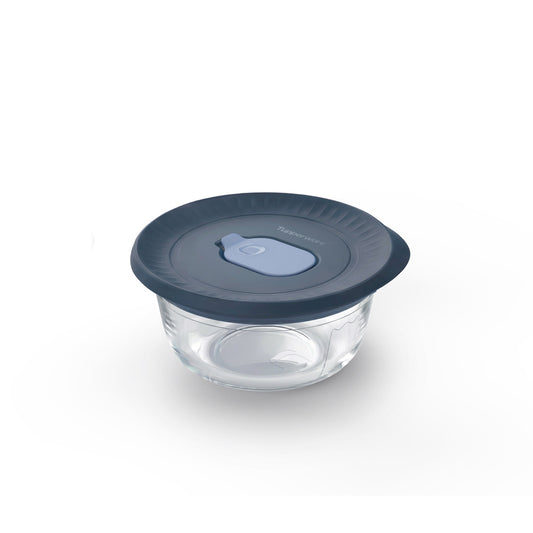 Tupperware Voila Glass Food Storage Container | Round Mini
