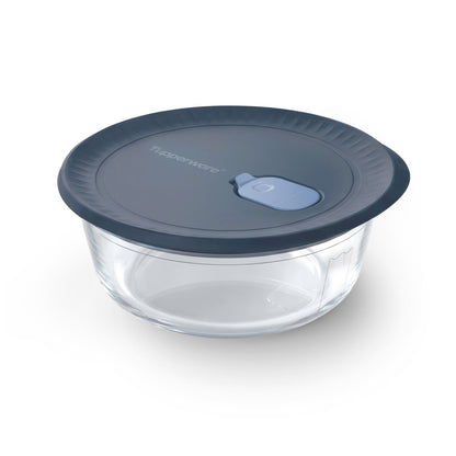 Tupperware Voila™ Glass Food Storage Container | Round Medium