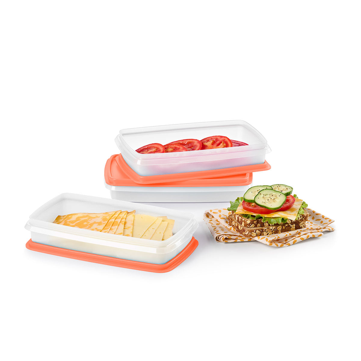 Tupperware Snack-Stor Food Storage Containers - Thumbnail 3