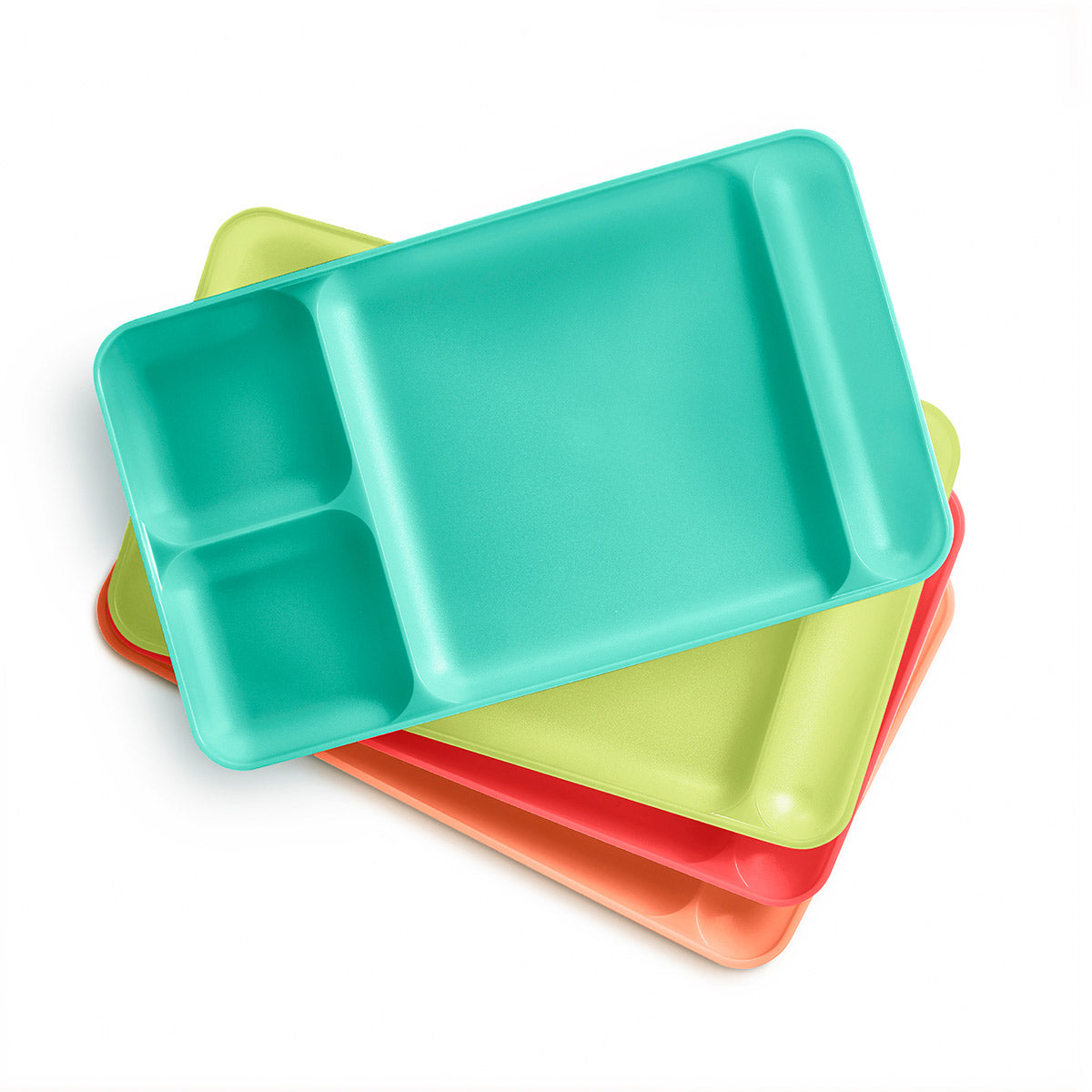 ® Impressions Dining Trays Colorful Serving Set Four