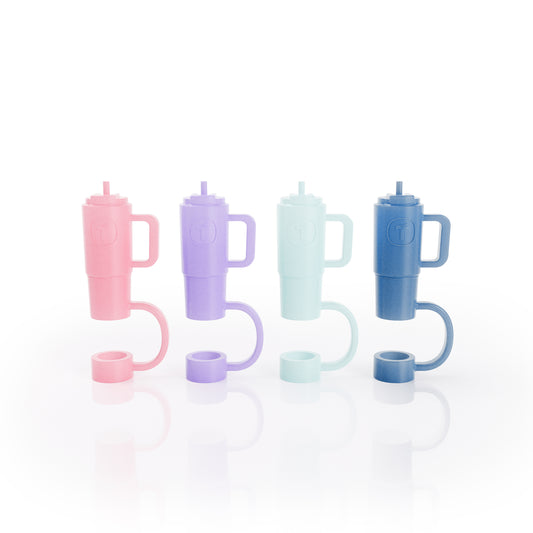 Tupperware® Silicone Straw Toppers for big T Tumbler | Set of 4