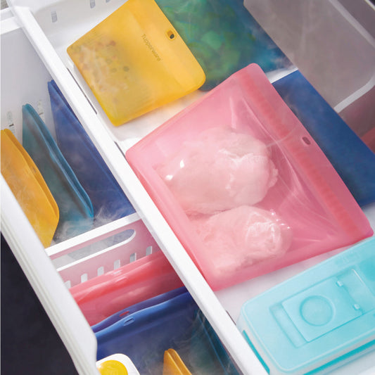 HOME-COMPLETE Home-Complete Large Ice Cube Molds 2-Piece Silicone
