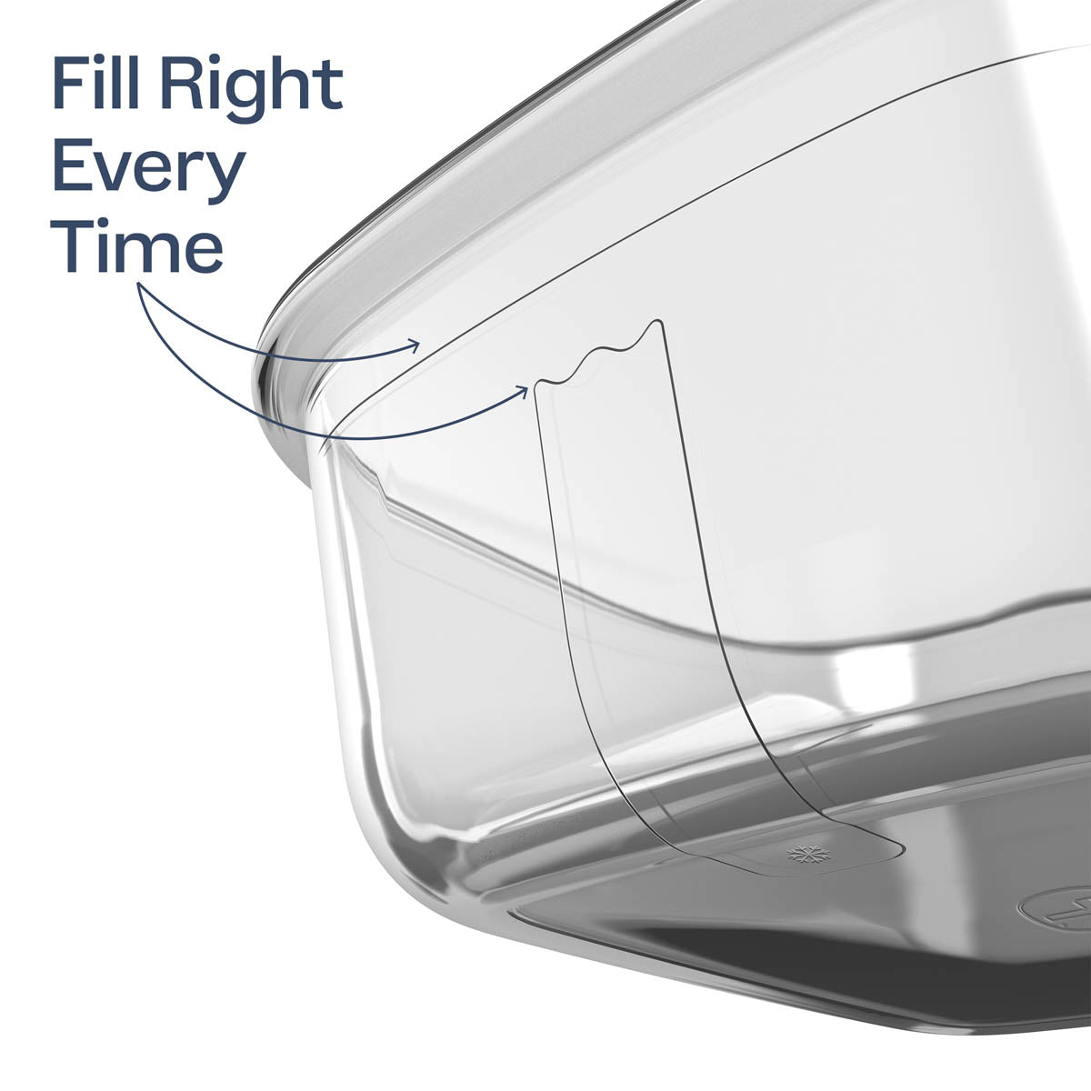 Tupperware Voila™ Glass Food Storage Container | Rectangular Mini ...