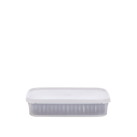 TUPPERWARE Prep Essentials ROUND CONTAINER Refrigerator Pie Storage Vi –  Plastic Glass and Wax ~ PGW