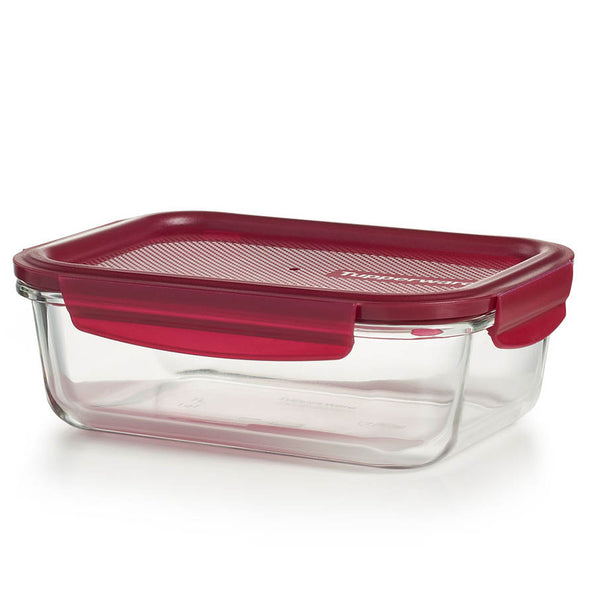 New Tupperware PremiaGlass Premia Glass Container Set in  Bordeaux: Mixed Drinkware Sets