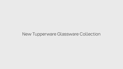 Tupperware PremiaGlass™ Serve & Store Container  1-Qt./1 L (Bordeaux)