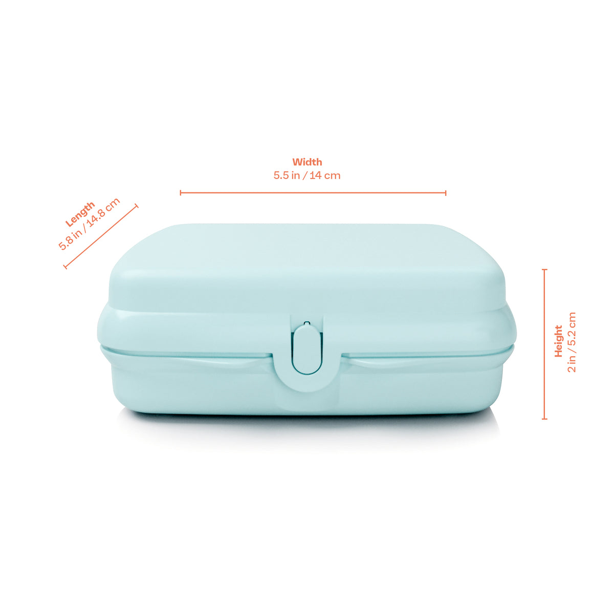 Tupperware® Sandwich Keepers - 2 Easy-Open Lunch Boxes for Kids