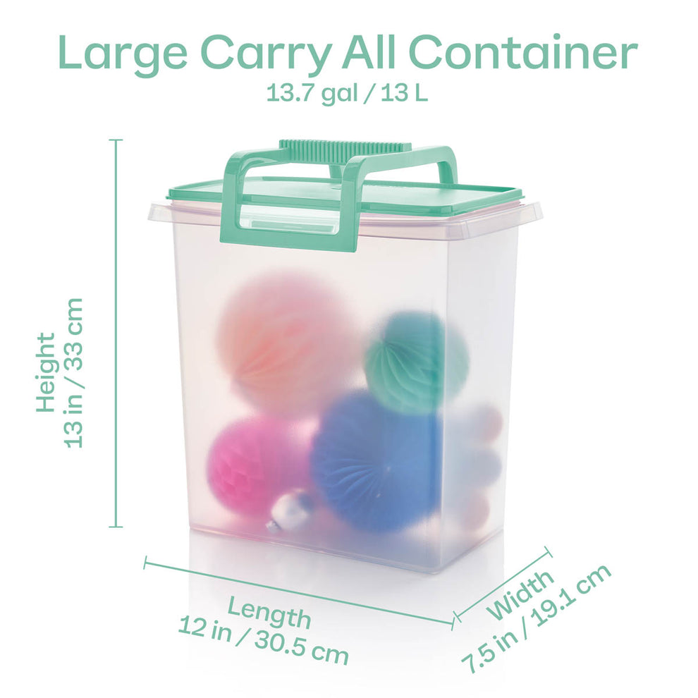 Tupperware Dimensions Large and Small Carry-all® Containers (Mint Ice Cream) – Tupperware Brand