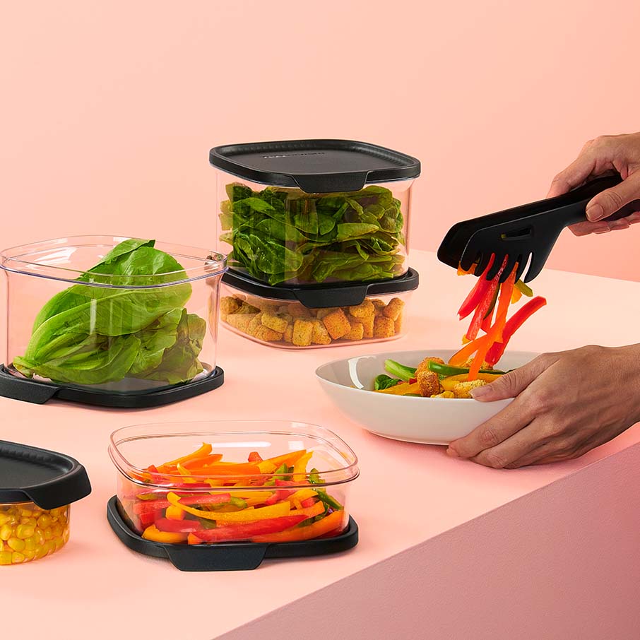 Tupperware Large Box Large Square Tupperware Container NQP* Square Container With Silicone