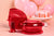 A red TupperWave stack cooker makes fabulous birthday cakes with ease.