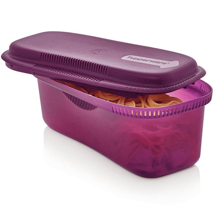 Tupperware® Microwave Pasta Maker | 8-cup Cooker With Strainer Feature ...