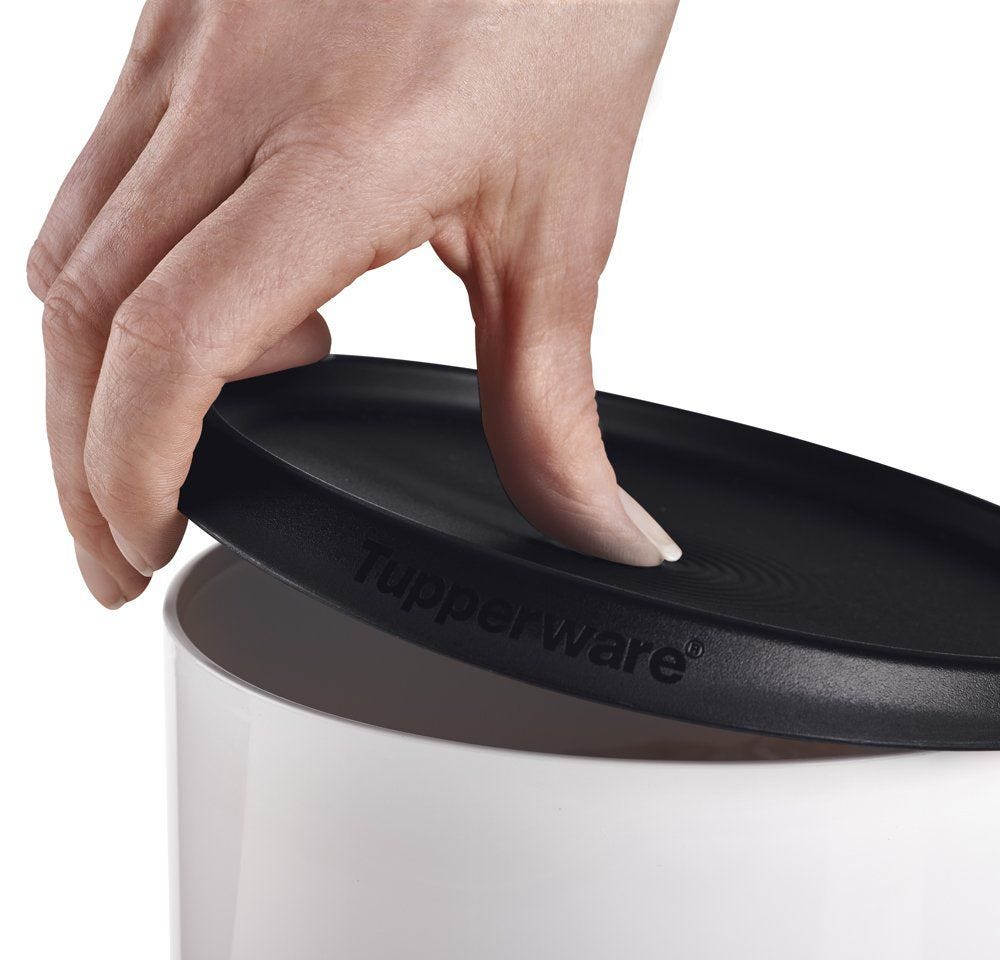 Tupperware® One Touch® Reminder Canisters, Food Storage Set of 4 Tupperware® One Touch® Reminder Canisters, Food Storage Set of 4