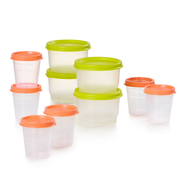 Tupperware Set of 4 Snack Cups 4 Ounce Sheer Coral Pink