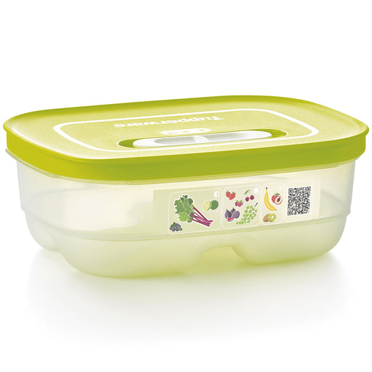 2 Tupperware Small Yellow Storage Containers With Lids 